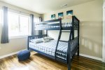 Perfect for the little ones, our cozy bunk room is sure to delight. With a fun and playful design, this room features sturdy bunk beds and plenty of storage for their belongings. And with its amazing mountain views, your kids will love waking up to the be